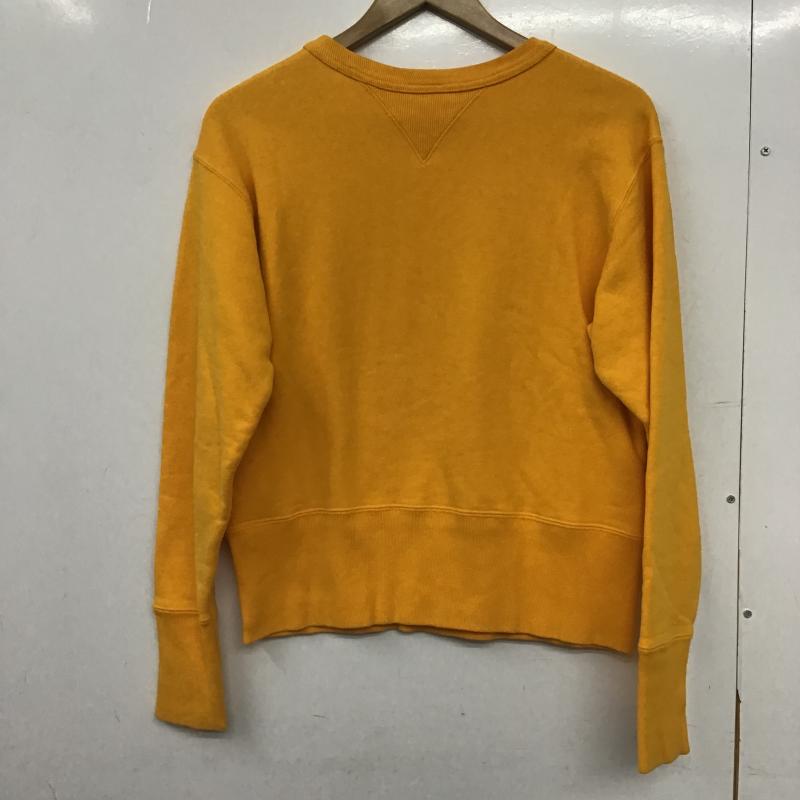 チャンピオン Campion トレーナー 長袖 長袖トレーナー スウェット クルーネック プルオーバー M 無地 黄 / イエロー / yellow メンズ USED 古着 中古 10161691