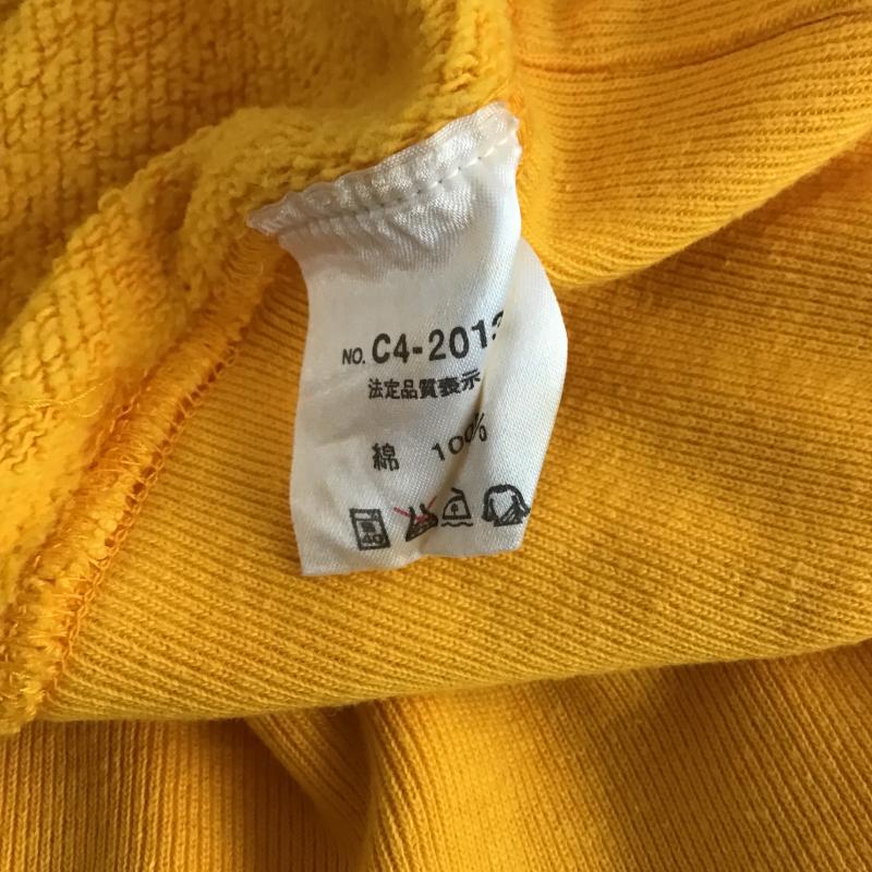 チャンピオン Campion トレーナー 長袖 長袖トレーナー スウェット クルーネック プルオーバー M 無地 黄 / イエロー / yellow メンズ USED 古着 中古 10161691