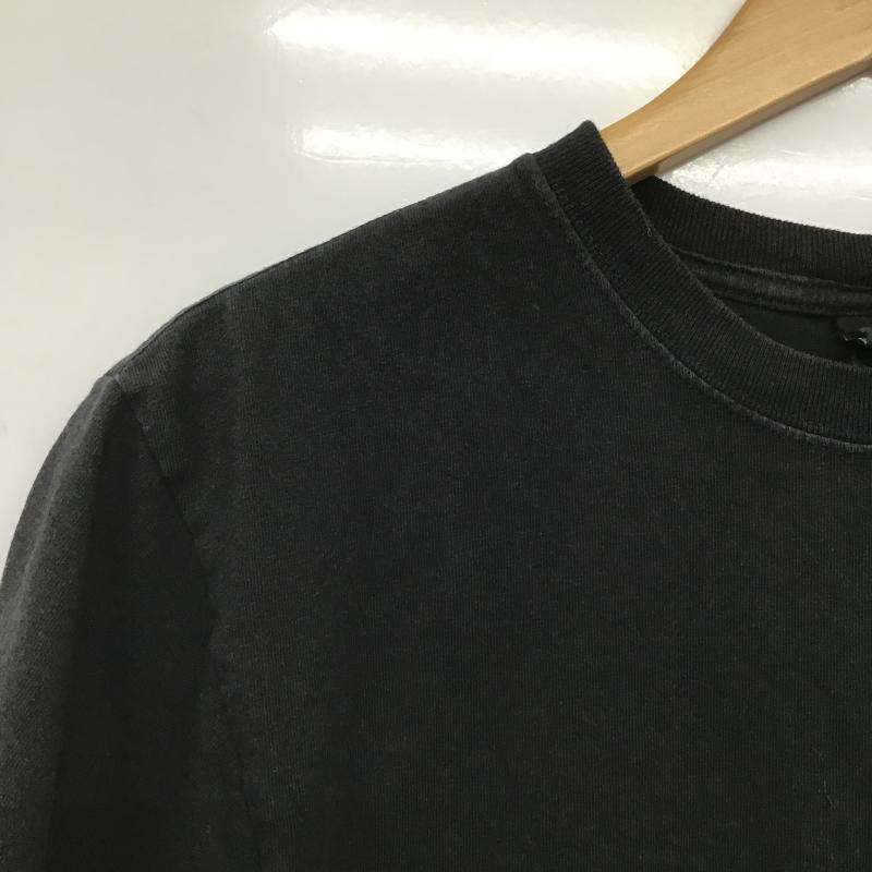 ステューシー STUSSY Tシャツ 半袖 半袖カットソー プリントTシャツ クルーネックカットソー M ロゴ、文字 黒 / ブラック / black メンズ USED 古着 中古 10161692