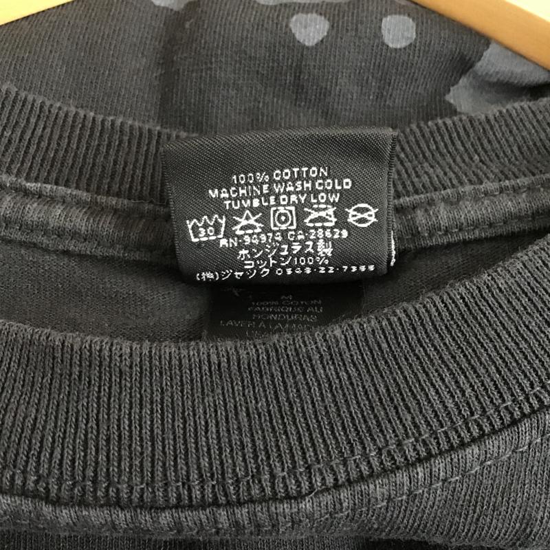 ステューシー STUSSY Tシャツ 半袖 半袖カットソー プリントTシャツ クルーネックカットソー M ロゴ、文字 黒 / ブラック / black メンズ USED 古着 中古 10161692