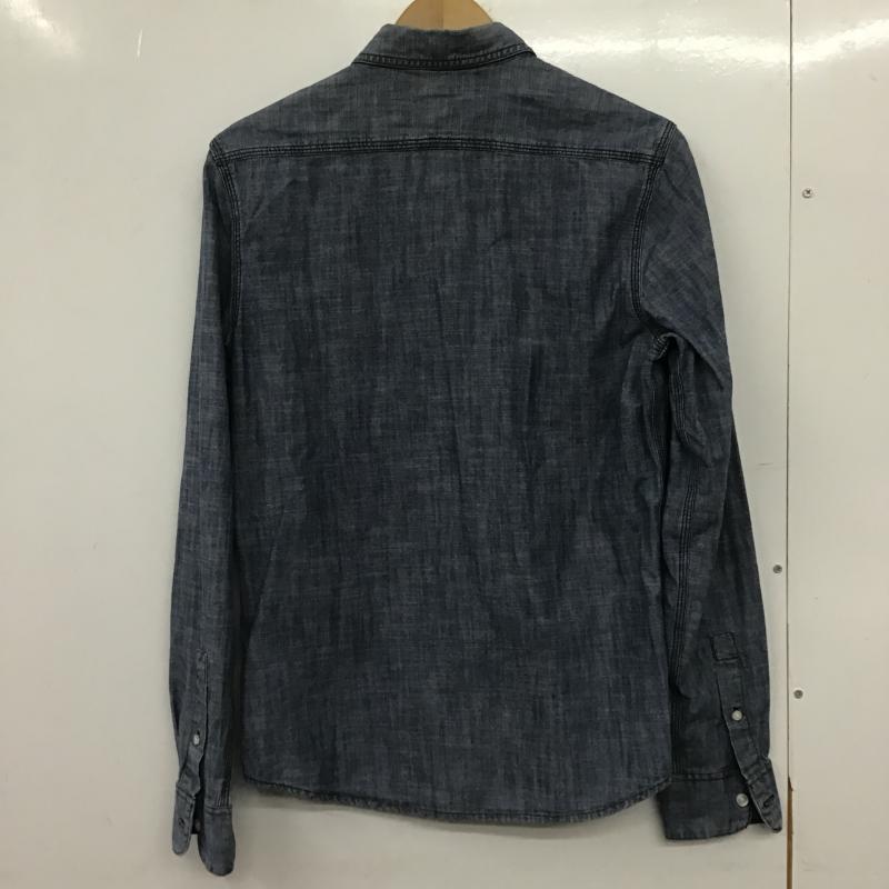 リーバイス Levi s シャツ、ブラウス 長袖 デニムシャツ 長袖シャツ S 無地 インディゴ / インディゴ / Indigo メンズ USED 古着 中古 10161693