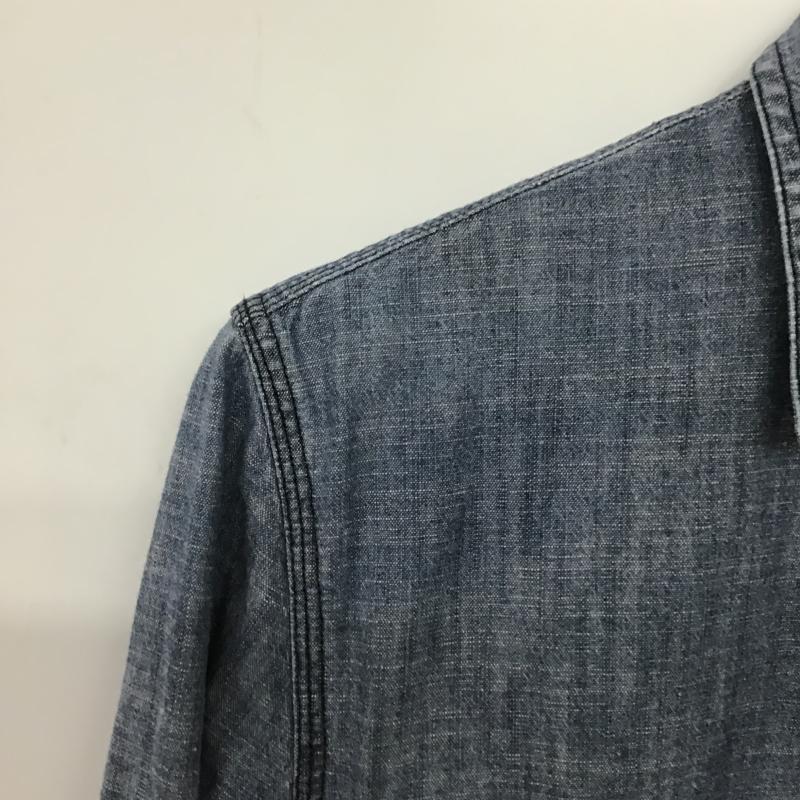 リーバイス Levi s シャツ、ブラウス 長袖 デニムシャツ 長袖シャツ S 無地 インディゴ / インディゴ / Indigo メンズ USED 古着 中古 10161693