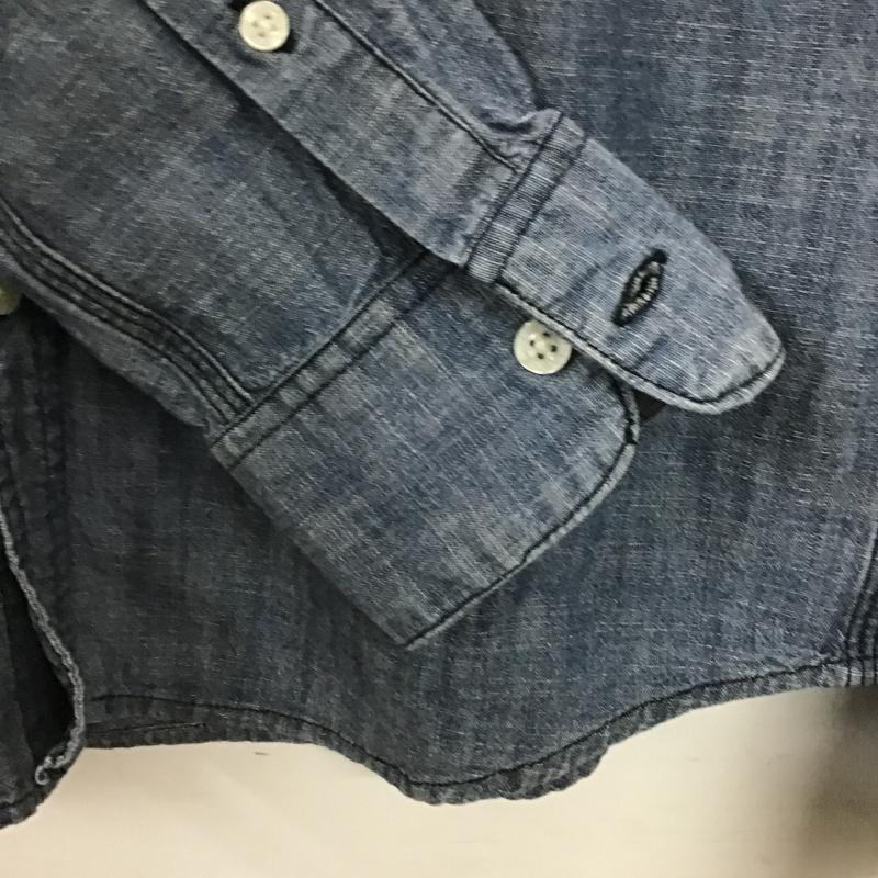 リーバイス Levi s シャツ、ブラウス 長袖 デニムシャツ 長袖シャツ S 無地 インディゴ / インディゴ / Indigo メンズ USED 古着 中古 10161693