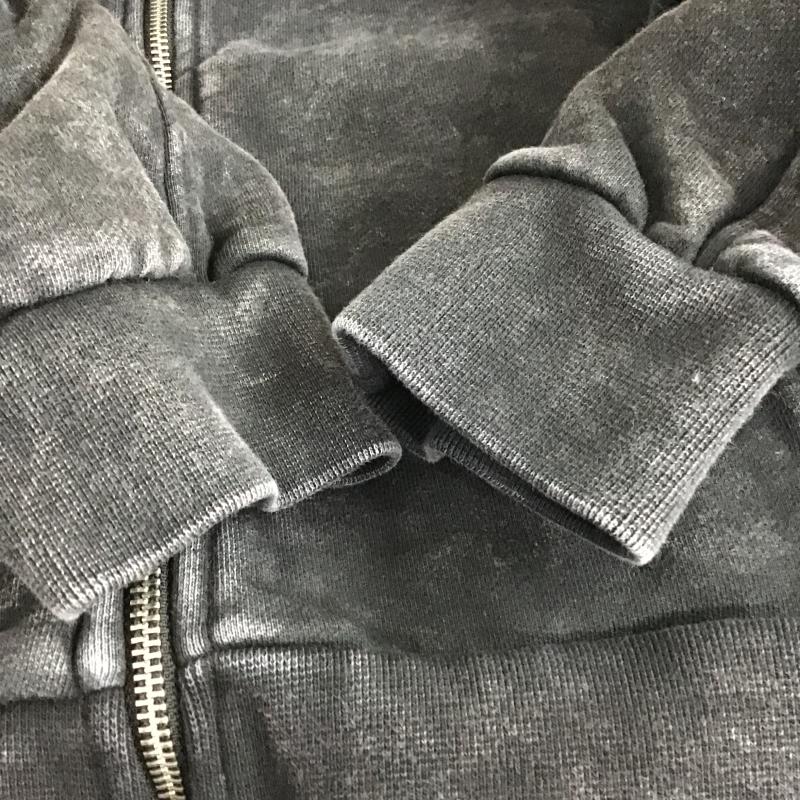 ザラ ZARA パーカー 長袖 ジップアップパーカー 長袖パーカー カジュアルジャケット S 無地 ダークグレー / ダークグレー / メンズ USED 古着 中古 10161697