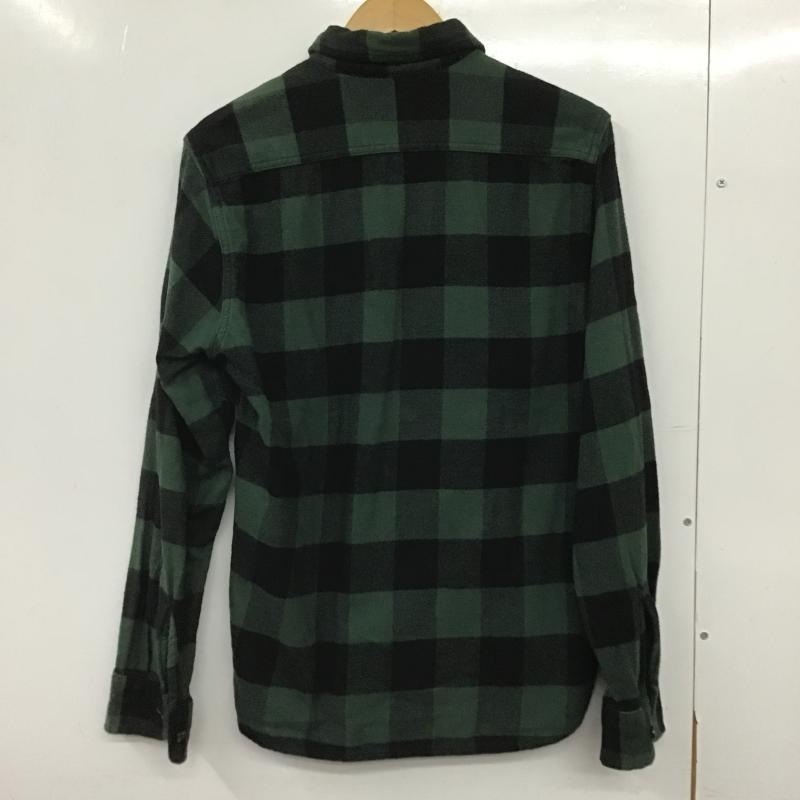 リーバイス Levi s シャツ、ブラウス 長袖 長袖シャツ チェックシャツ カラーシャツ S チェック 緑 / グリーン / green メンズ USED 古着 中古 10161699