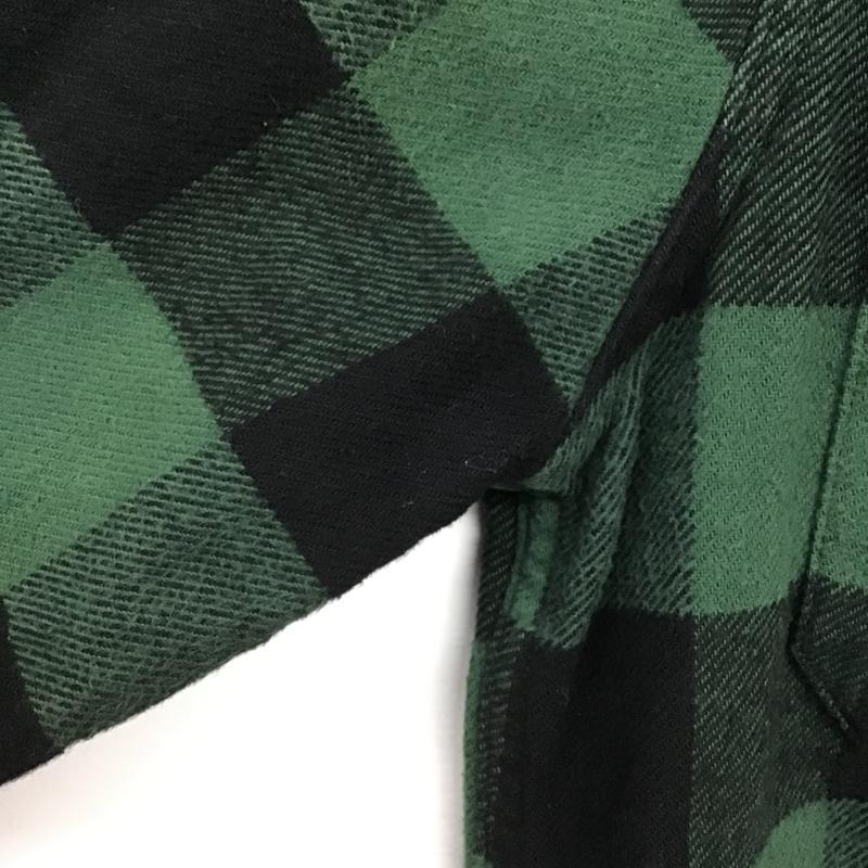 リーバイス Levi s シャツ、ブラウス 長袖 長袖シャツ チェックシャツ カラーシャツ S チェック 緑 / グリーン / green メンズ USED 古着 中古 10161699