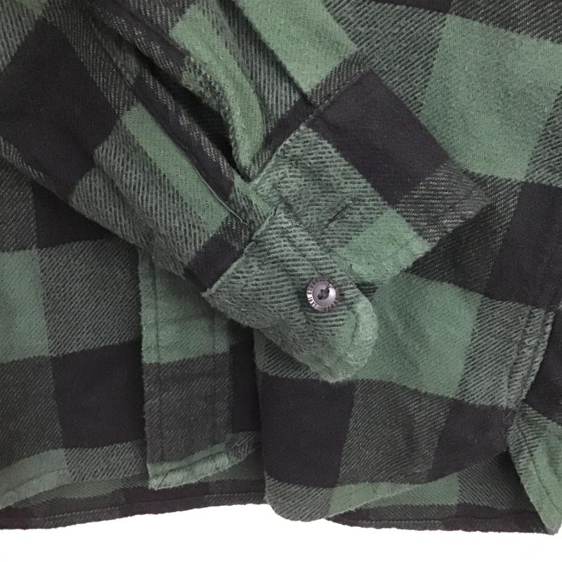 リーバイス Levi s シャツ、ブラウス 長袖 長袖シャツ チェックシャツ カラーシャツ S チェック 緑 / グリーン / green メンズ USED 古着 中古 10161699