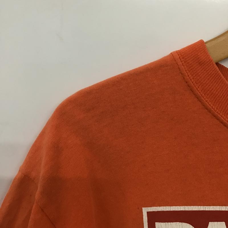 古着 USED Tシャツ 半袖 半袖カットソー プリントTシャツ クルーネックカットソー M プリント 橙 / オレンジ / orange メンズ USED 古着 中古 10161700