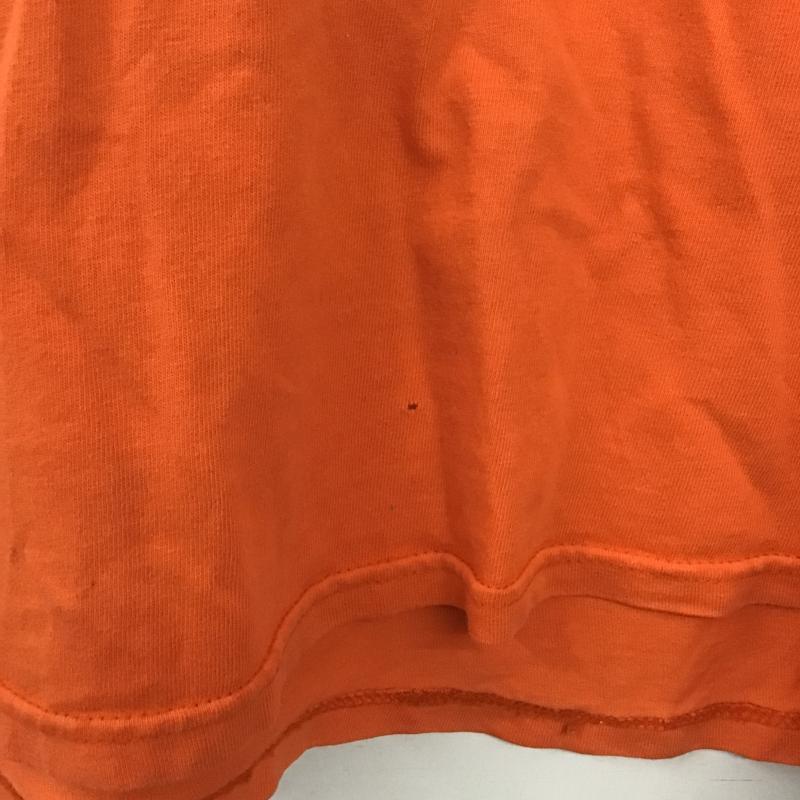 古着 USED Tシャツ 半袖 半袖カットソー プリントTシャツ クルーネックカットソー M プリント 橙 / オレンジ / orange メンズ USED 古着 中古 10161700