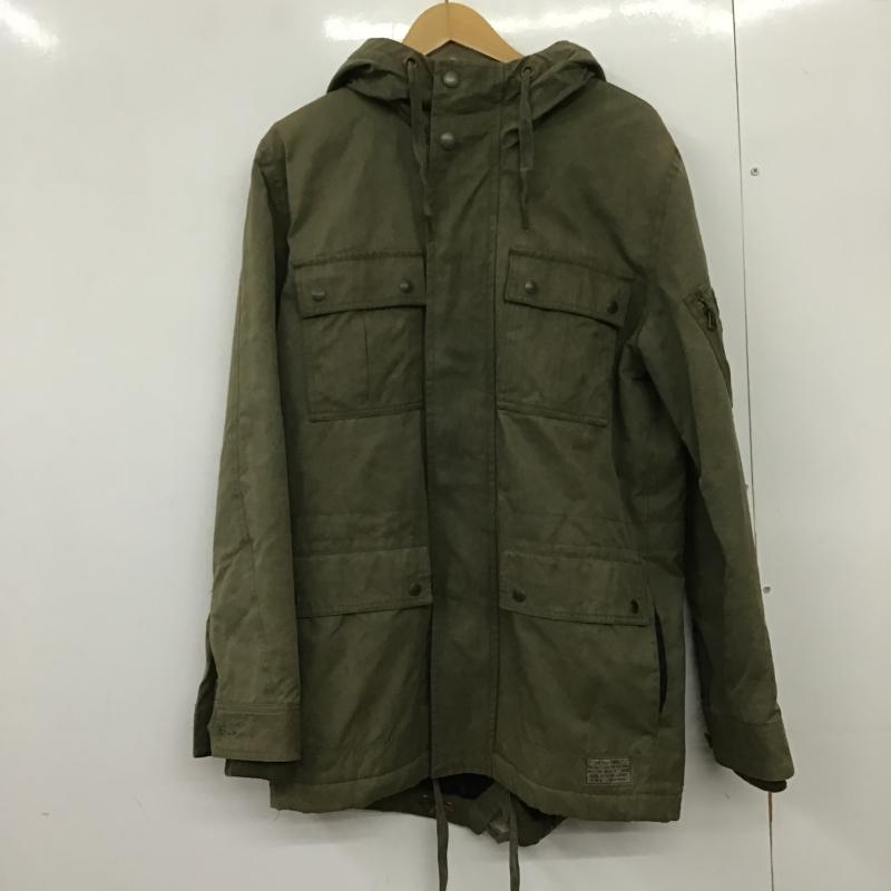 ディーゼル DIESEL ジャケット、上着 ジャンパー、ブルゾン ジップアップジャケット アウター ミリタリージャケット M 無地 カーキ / カーキ / khaki メンズ USED 古着 中古 10161705