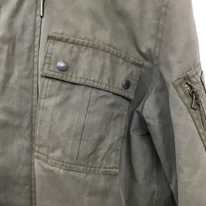ディーゼル DIESEL ジャケット、上着 ジャンパー、ブルゾン ジップアップジャケット アウター ミリタリージャケット M 無地 カーキ / カーキ / khaki メンズ USED 古着 中古 10161705
