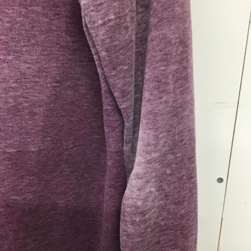 カルバン・クライン Calvin Klein トレーナー 長袖 長袖パーカー プルオーバー スウェット L 無地 紫 / パープル / purple メンズ USED 古着 中古 10161712