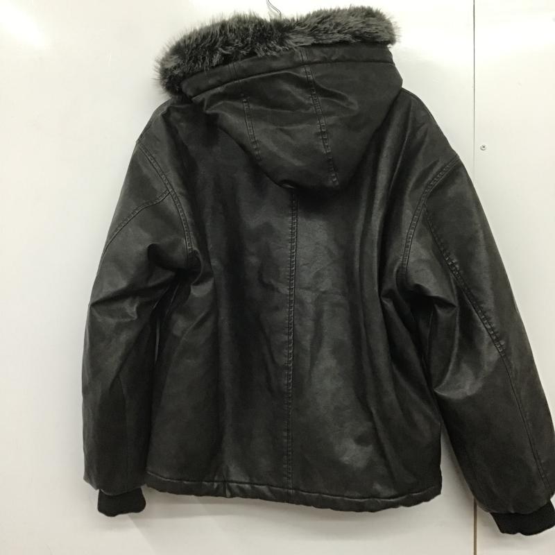 ウィッシュフォーエバー WISH FOR EVER ジャケット、上着 ジャンパー、ブルゾン ジップアップジャケット パーカージャケット アウター L 無地 ダークグレー / ダークグレー / メンズ USED 古着 中古 10161713