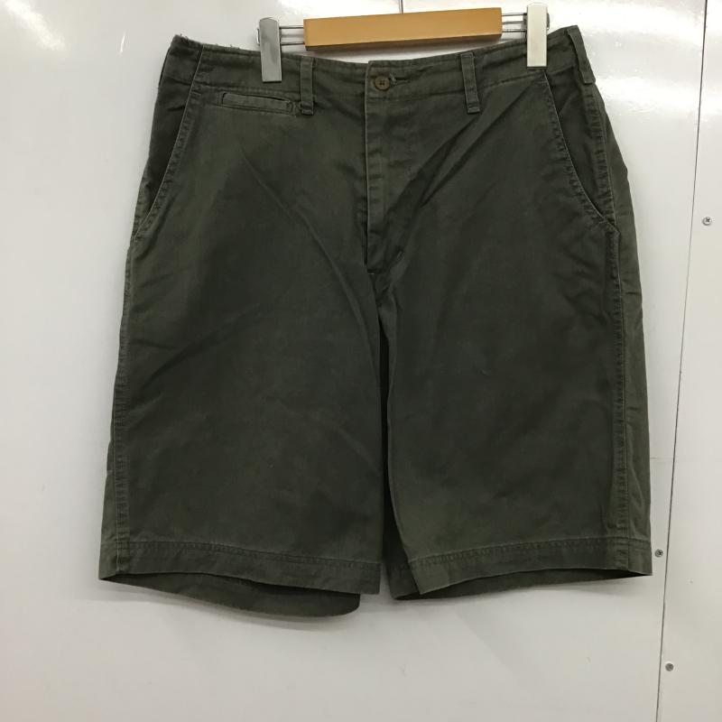 レッドサンド REDSAND パンツ ショートパンツ ショートパンツ ハーフパンツ カジュアルパンツ 33インチ ロゴ、文字 カーキ / カーキ / khaki メンズ USED 古着 中古 10161714