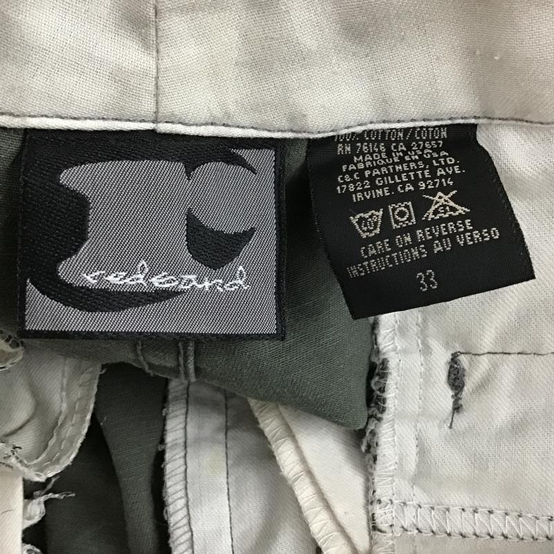 レッドサンド REDSAND パンツ ショートパンツ ショートパンツ ハーフパンツ カジュアルパンツ 33インチ ロゴ、文字 カーキ / カーキ / khaki メンズ USED 古着 中古 10161714