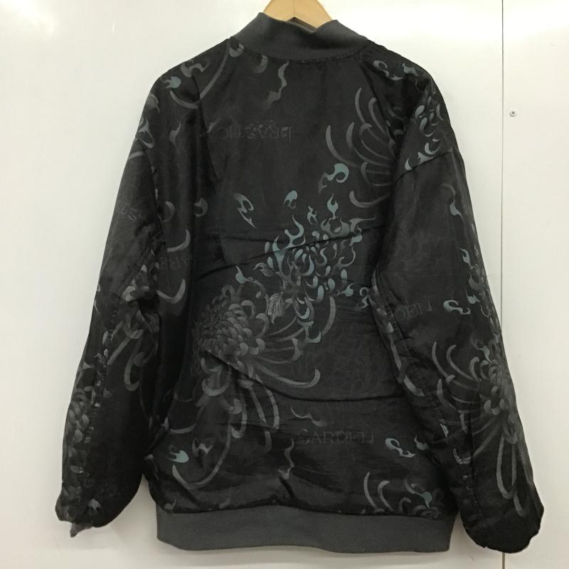 ドラスティックガーデン DRASTIC GARDEN ジャケット、上着 ジャンパー、ブルゾン ジップアップジャケット ナイロンジャケット アウター XL ロゴ、文字 ダークグレー / ダークグレー / メンズ USED 古着 中古 10161716