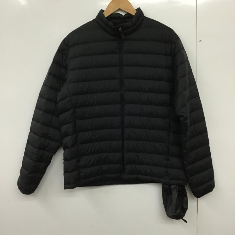 ユニクロ UNIQLO ジャケット、上着 ジャンパー、ブルゾン 311-463247 ダウンジャケット アウター スタンドカラー XL 無地 黒 / ブラック / black メンズ USED 古着 中古 10161722