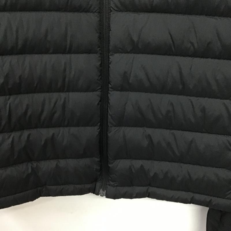 ユニクロ UNIQLO ジャケット、上着 ジャンパー、ブルゾン 311-463247 ダウンジャケット アウター スタンドカラー XL 無地 黒 / ブラック / black メンズ USED 古着 中古 10161722