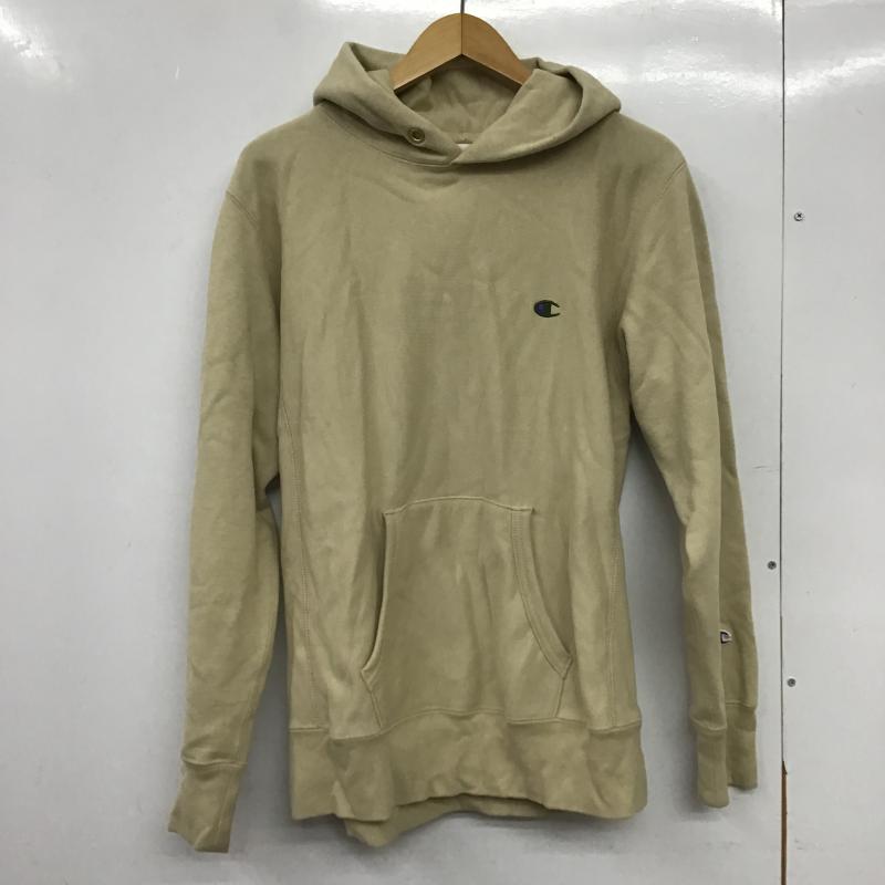 チャンピオン Campion パーカー 長袖 長袖パーカー プルオーバーパーカー スウェット L ロゴ、文字 ベージュ / ベージュ / beige メンズ USED 古着 中古 10161723