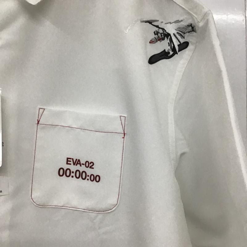 グラニフ graniph シャツ、ブラウス 半袖 半袖シャツ 刺繍シャツ ポケットシャツ XL 刺繍 白 / ホワイト / white メンズ USED 古着 中古 10161725