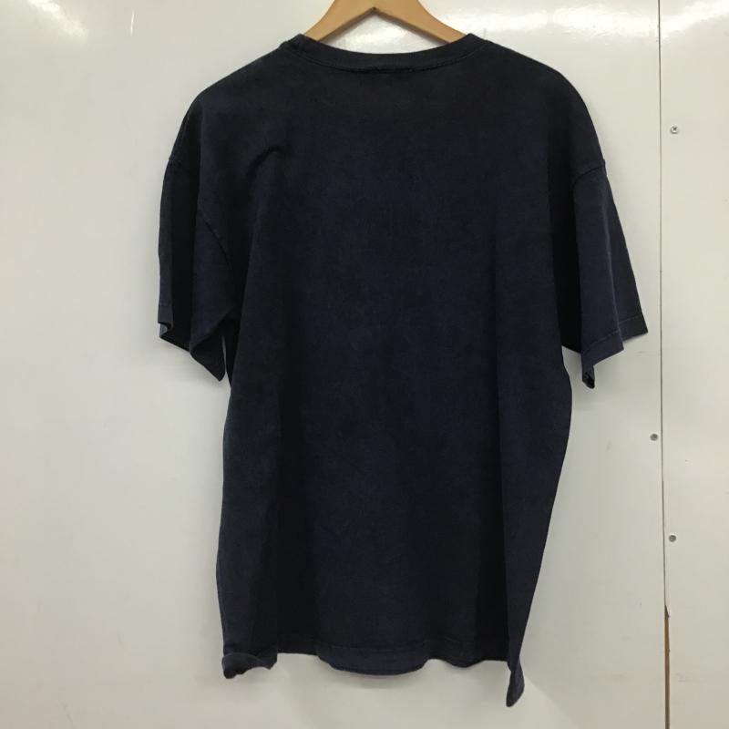 古着 USED Tシャツ 半袖 半袖カットソー プリントTシャツ クルーネックカットソー ロゴ、文字 紺 / ネイビー / navy メンズ USED 古着 中古 10161726