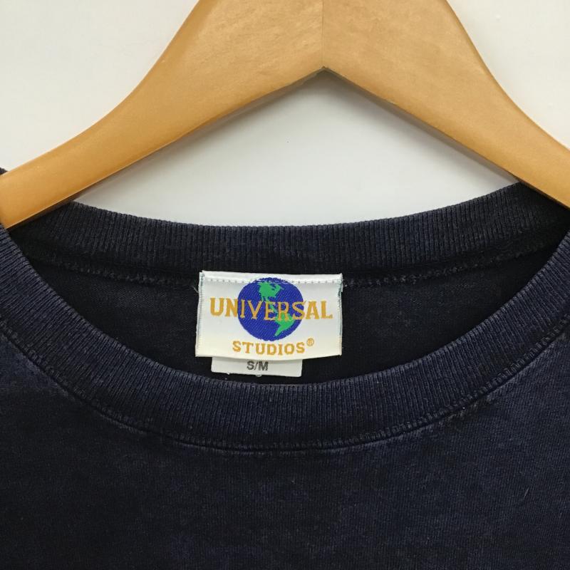 古着 USED Tシャツ 半袖 半袖カットソー プリントTシャツ クルーネックカットソー ロゴ、文字 紺 / ネイビー / navy メンズ USED 古着 中古 10161726