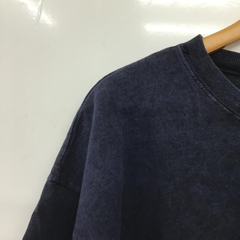 古着 USED Tシャツ 半袖 半袖カットソー プリントTシャツ クルーネックカットソー ロゴ、文字 紺 / ネイビー / navy メンズ USED 古着 中古 10161726