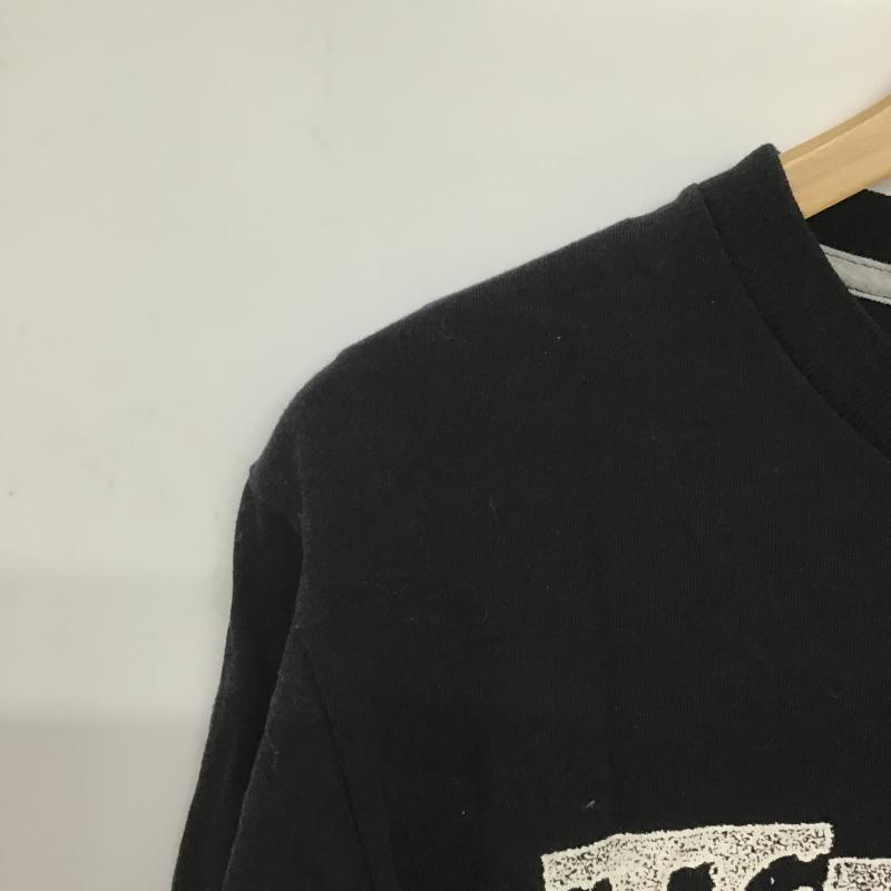 ボルコム VOLCOM カットソー 長袖 長袖カットソー プリントカットソー クルーネック S ロゴ、文字 黒 / ブラック / black メンズ USED 古着 中古 10161730