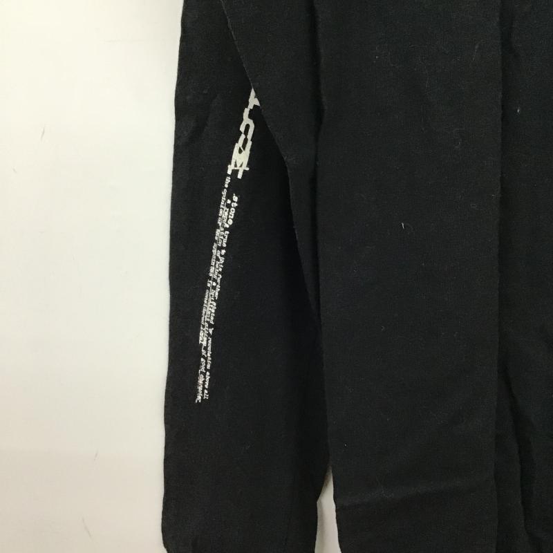 ボルコム VOLCOM カットソー 長袖 長袖カットソー プリントカットソー クルーネック S ロゴ、文字 黒 / ブラック / black メンズ USED 古着 中古 10161730