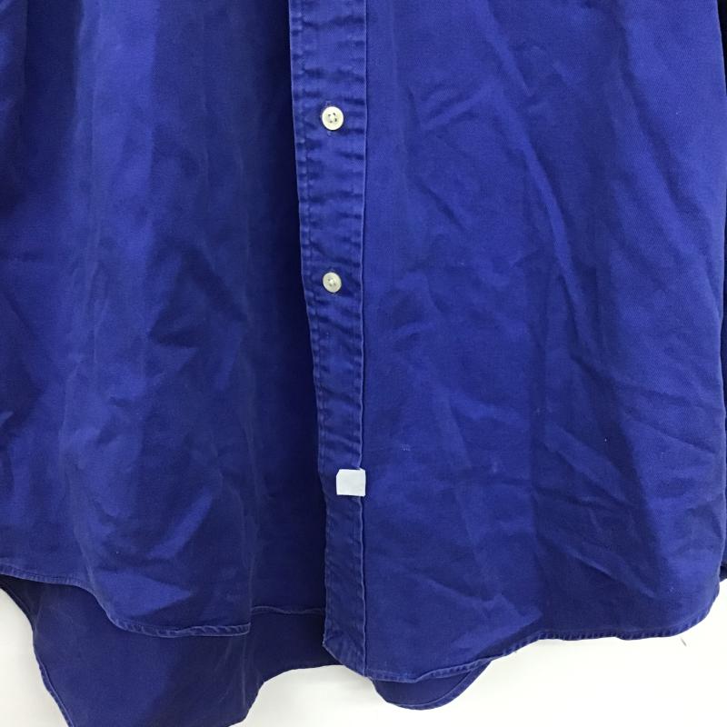 ラルフローレン RALPHLAUREN シャツ、ブラウス 長袖 長袖シャツ 刺繍シャツ カラーシャツ ボタンダウンシャツ L ロゴ、文字 青 / ブルー / blue メンズ USED 古着 中古 10161733
