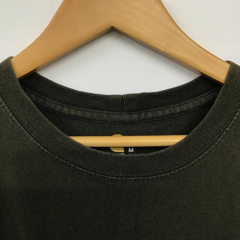 カーハート Carhartt Tシャツ 半袖 半袖カットソー プリントTシャツ クルーネックカットソー M ロゴ、文字 カーキ / カーキ / khaki メンズ USED 古着 中古 10161734