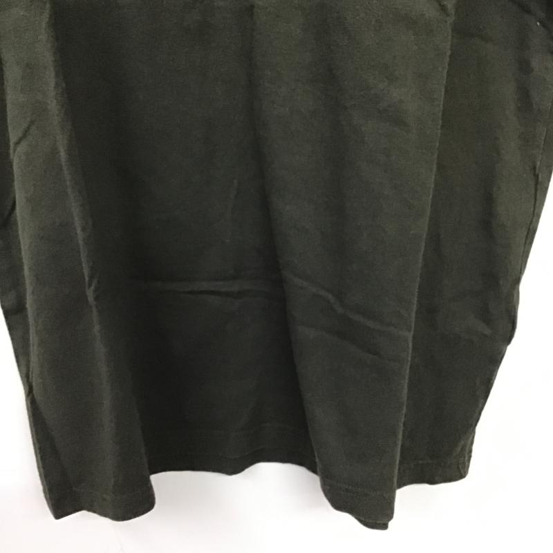 カーハート Carhartt Tシャツ 半袖 半袖カットソー プリントTシャツ クルーネックカットソー M ロゴ、文字 カーキ / カーキ / khaki メンズ USED 古着 中古 10161734