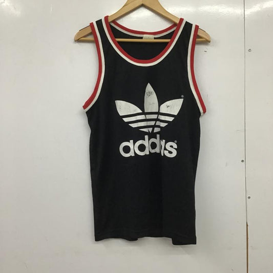 アディダス adidas タンクトップ タンクトップ タンクトップ スポーツウェア L ロゴ、文字 黒 / ブラック / black メンズ USED 古着 中古 10161735