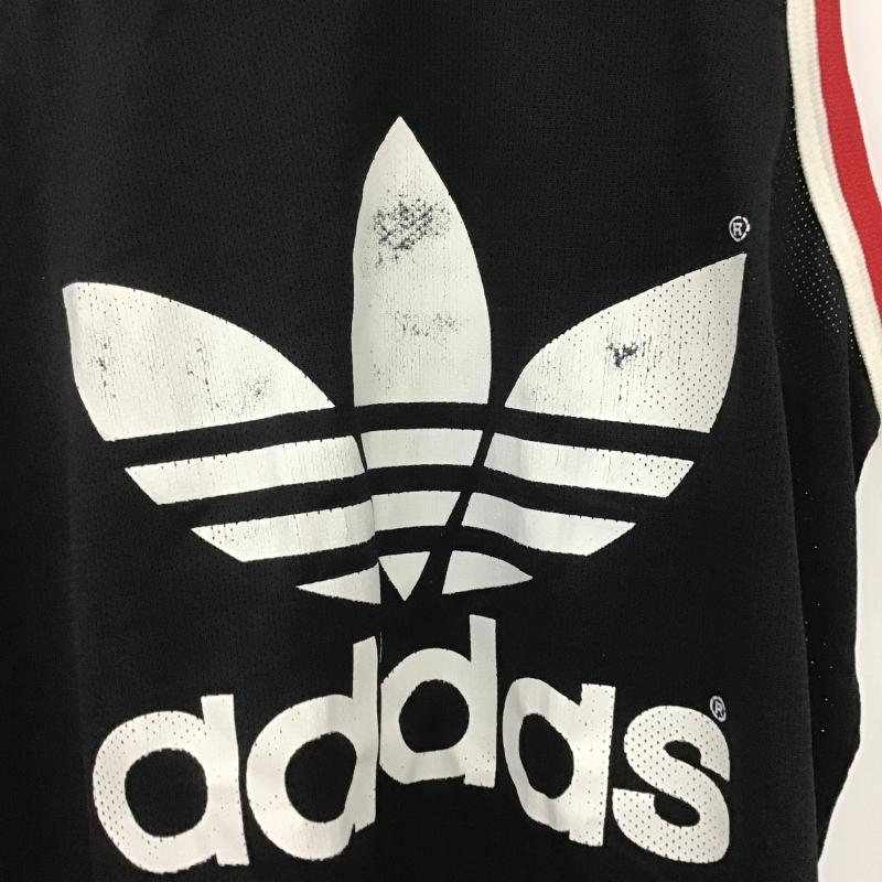アディダス adidas タンクトップ タンクトップ タンクトップ スポーツウェア L ロゴ、文字 黒 / ブラック / black メンズ USED 古着 中古 10161735