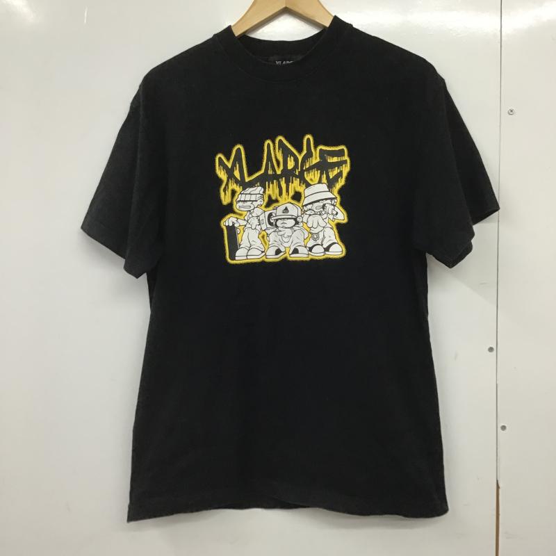 エクストララージ XLARGE Tシャツ 半袖 半袖カットソー プリントTシャツ クルーネックカットソー M プリント 黒 / ブラック / black メンズ USED 古着 中古 10161736