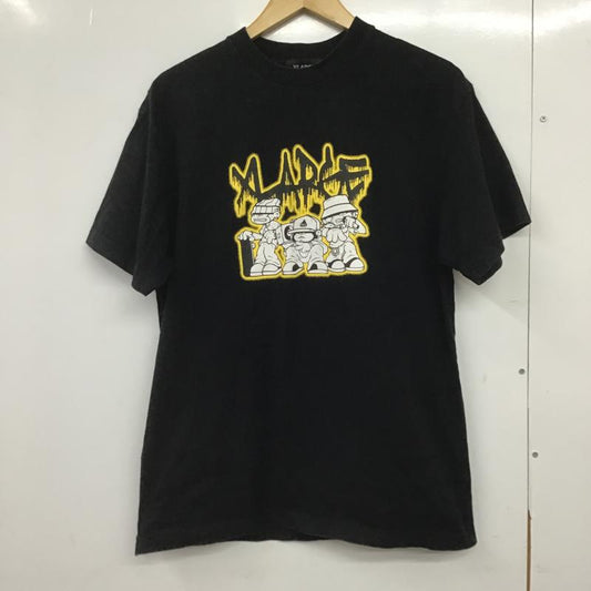 エクストララージ XLARGE Tシャツ 半袖 半袖カットソー プリントTシャツ クルーネックカットソー M プリント 黒 / ブラック / black メンズ USED 古着 中古 10161736