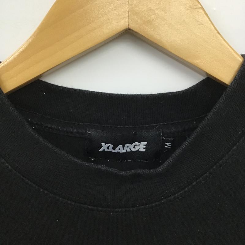 エクストララージ XLARGE Tシャツ 半袖 半袖カットソー プリントTシャツ クルーネックカットソー M プリント 黒 / ブラック / black メンズ USED 古着 中古 10161736