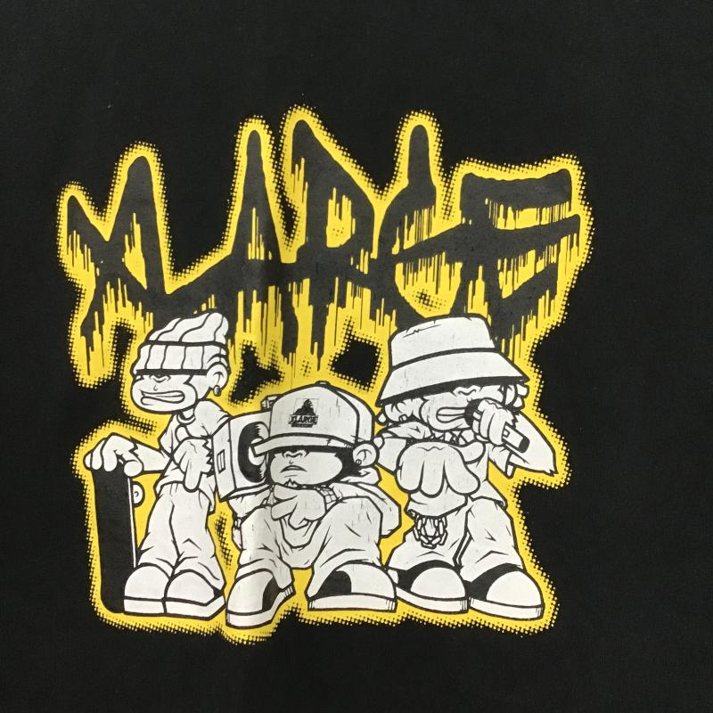 エクストララージ XLARGE Tシャツ 半袖 半袖カットソー プリントTシャツ クルーネックカットソー M プリント 黒 / ブラック / black メンズ USED 古着 中古 10161736