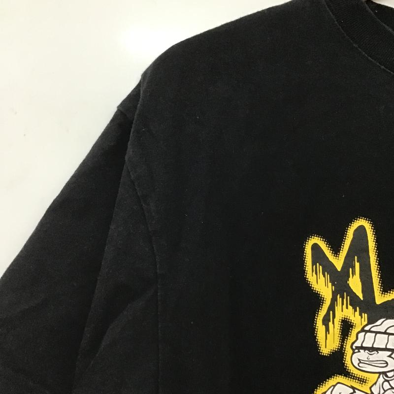 エクストララージ XLARGE Tシャツ 半袖 半袖カットソー プリントTシャツ クルーネックカットソー M プリント 黒 / ブラック / black メンズ USED 古着 中古 10161736