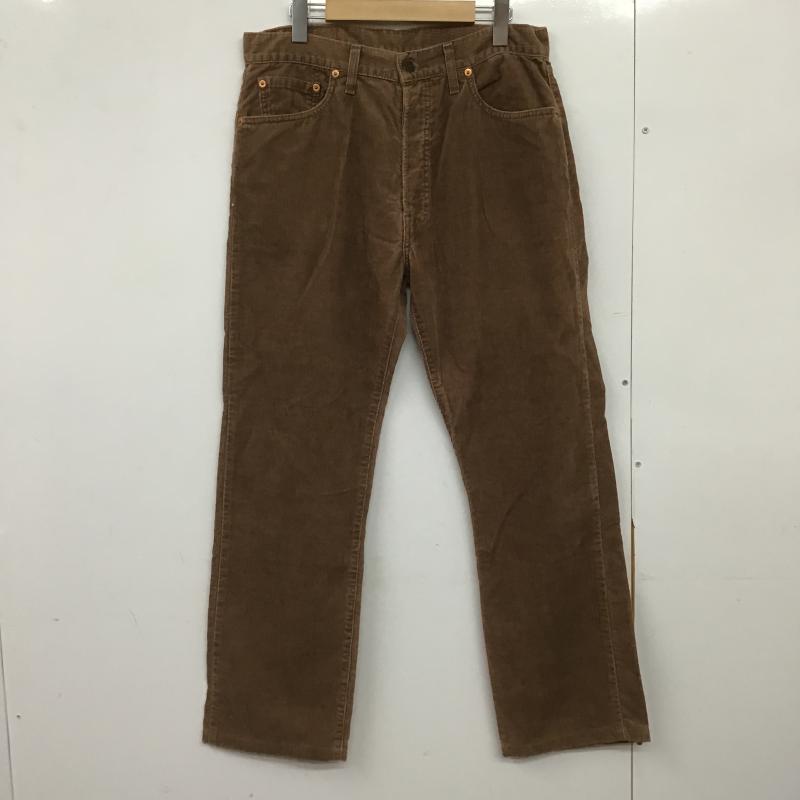 リーバイストラウスアンドコー Levi Strauss & co. パンツ ワークパンツ、ペインターパンツ コーデュロイパンツ ワイドパンツ カジュアルパンツ 34インチ 無地 茶 / ブラウン / brown メンズ USED 古着 中古 10161742