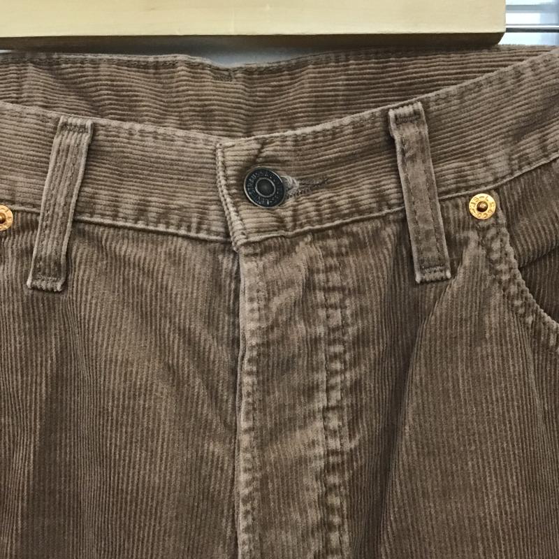 リーバイストラウスアンドコー Levi Strauss & co. パンツ ワークパンツ、ペインターパンツ コーデュロイパンツ ワイドパンツ カジュアルパンツ 34インチ 無地 茶 / ブラウン / brown メンズ USED 古着 中古 10161742
