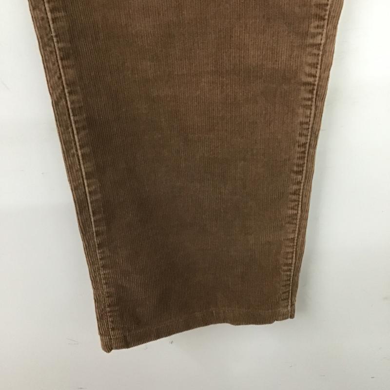 リーバイストラウスアンドコー Levi Strauss & co. パンツ ワークパンツ、ペインターパンツ コーデュロイパンツ ワイドパンツ カジュアルパンツ 34インチ 無地 茶 / ブラウン / brown メンズ USED 古着 中古 10161742