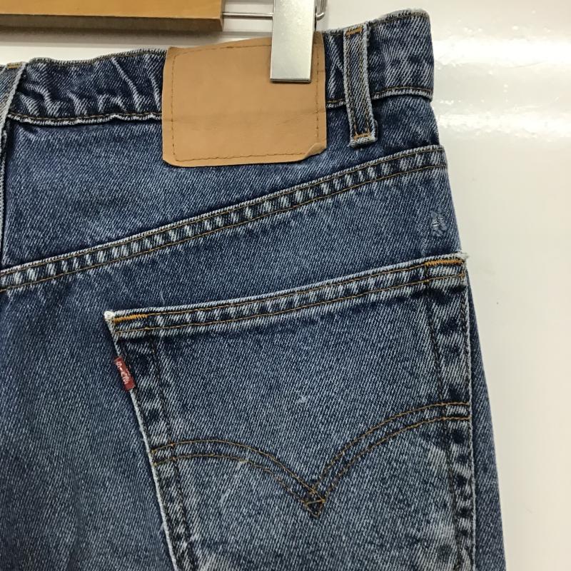 リーバイス Levi s パンツ デニム、ジーンズ デニムパンツ ワイドパンツ カジュアルパンツ 34インチ 無地 インディゴ / インディゴ / Indigo メンズ USED 古着 中古 10161743