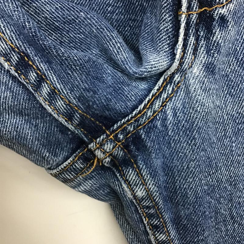 リーバイス Levi s パンツ デニム、ジーンズ デニムパンツ ワイドパンツ カジュアルパンツ 34インチ 無地 インディゴ / インディゴ / Indigo メンズ USED 古着 中古 10161743