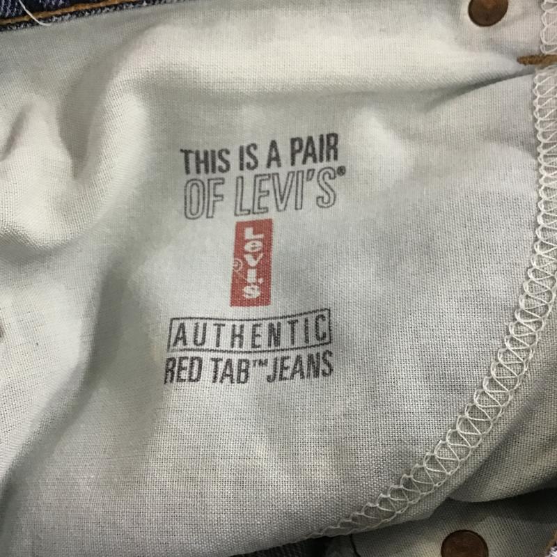 リーバイス Levi s パンツ デニム、ジーンズ デニムパンツ ワイドパンツ カジュアルパンツ 34インチ 無地 インディゴ / インディゴ / Indigo メンズ USED 古着 中古 10161743