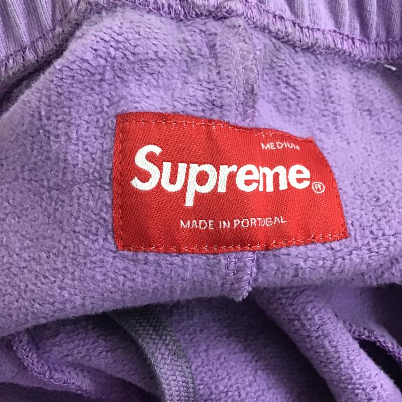 シュプリーム Supreme パンツ ショートパンツ ショートパンツ スウェットパンツ ハーフパンツ M ロゴ、文字 紫 / パープル / purple メンズ USED 古着 中古 10161745