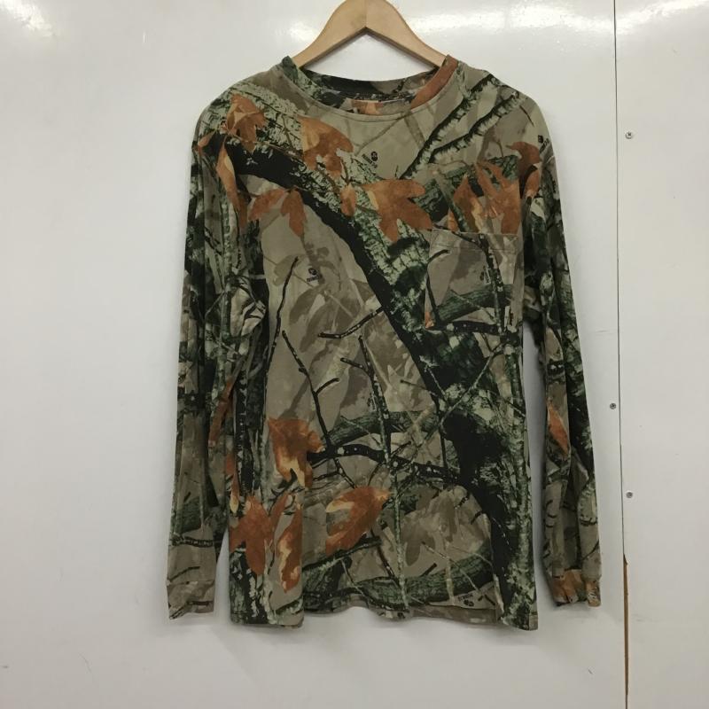 アウトフィッターズ リッジ OUTFITTERS RIDGE カットソー 長袖 長袖カットソー プリントカットソー クルーネック M プリント マルチカラー / マルチカラー / multicolor メンズ USED 古着 中古 10161746