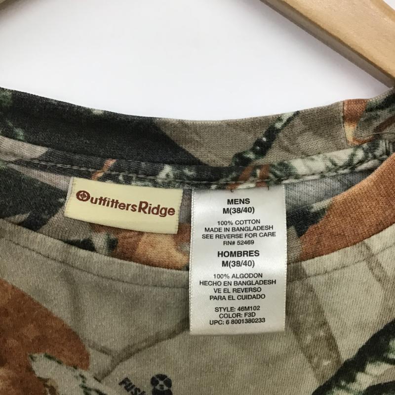 アウトフィッターズ リッジ OUTFITTERS RIDGE カットソー 長袖 長袖カットソー プリントカットソー クルーネック M プリント マルチカラー / マルチカラー / multicolor メンズ USED 古着 中古 10161746