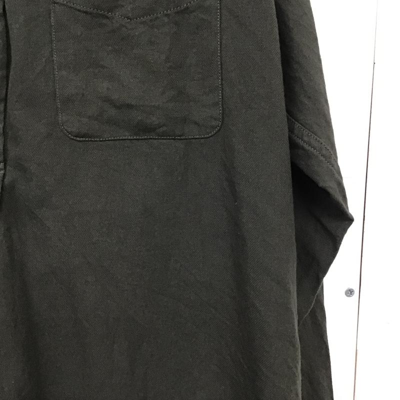 チャオパニック CIAOPANIC シャツ、ブラウス 長袖 長袖シャツ 無地シャツ ヘンリーネックシャツ M 無地 カーキ / カーキ / khaki メンズ USED 古着 中古 10161753