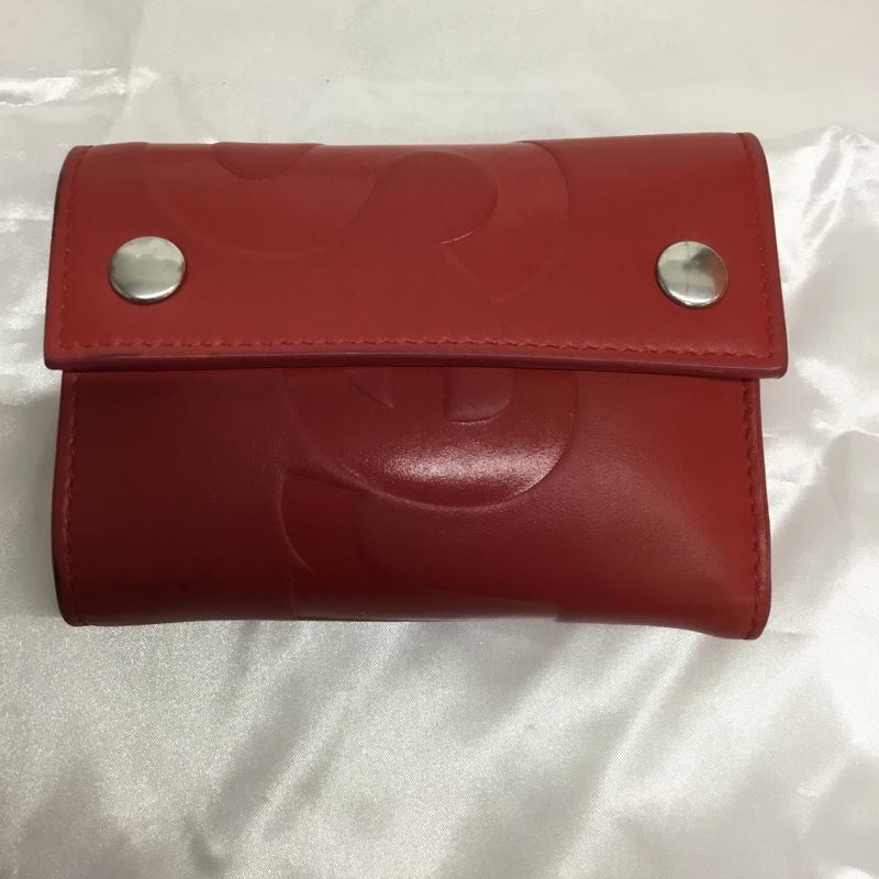 シュプリーム Supreme 財布 コンパクト財布 Leather Chain Wallet レザーチェーンウォレット 無地 赤 / レッド / red メンズ USED 古着 中古 10161758
